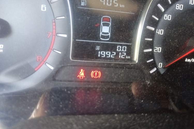 Used GAC Trumpchi GS4 2015 200T Manual Comfort Edition Odometer Close Up