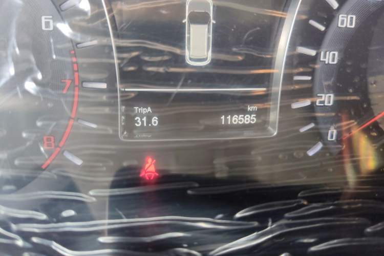 Used GAC Trumpchi GS4 2015 200T Manual Luxury Edition Odometer Close Up