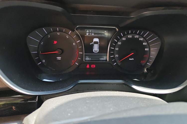 Used GAC Trumpchi GS4 2015 200T Manual Luxury Edition Odometer Close Up