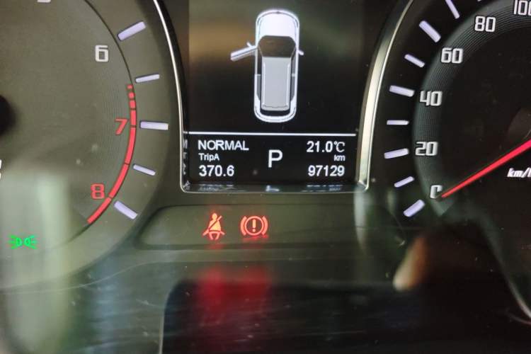 Used GAC Trumpchi GS4 2015 200T G-DCT Luxury Edition Odometer Close Up