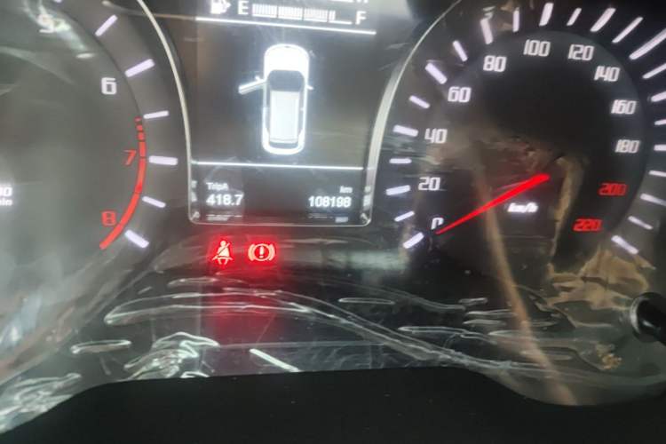 Used GAC Trumpchi GS4 2015 200T Manual Luxury Edition Odometer Close Up
