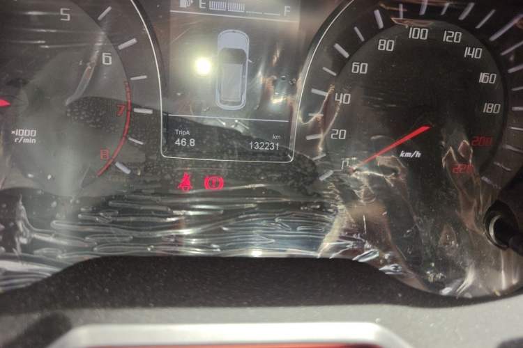 Used GAC Trumpchi GS4 2016 235T Manual Luxury Edition Odometer Close Up