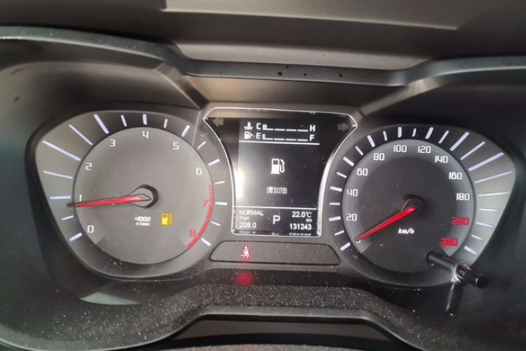 Used GAC Trumpchi GS4 2016 235T G-DCT Elite Edition Odometer Close Up