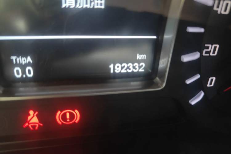 Used GAC Trumpchi GS4 2016 235T Manual Luxury Edition Odometer Close Up