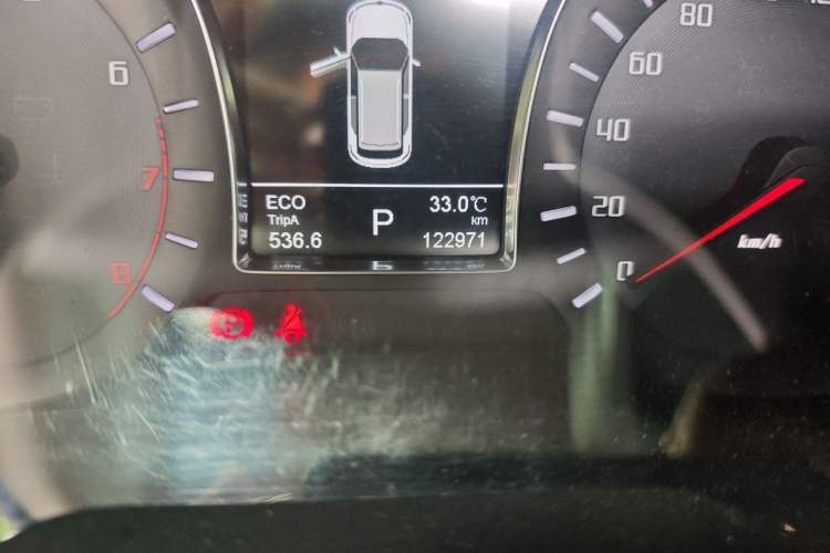 Used GAC Trumpchi GS4 2016 235T G-DCT Luxury Edition Odometer Close Up