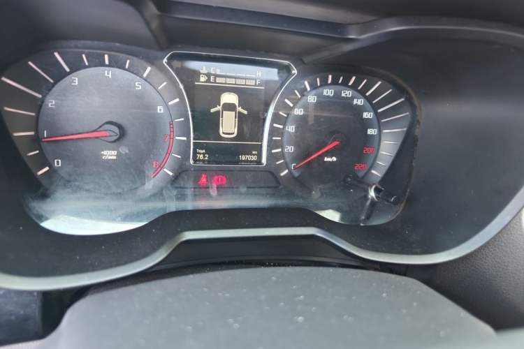 Used GAC Trumpchi GS4 2016 235T Manual Luxury Edition Odometer Close Up