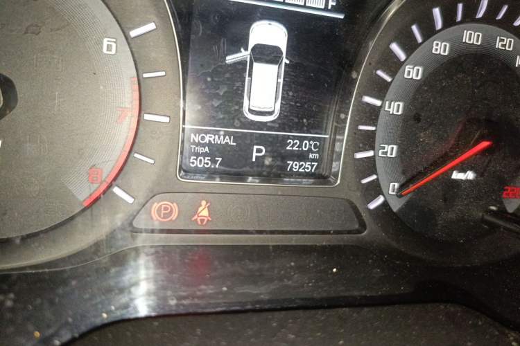 Used GAC Trumpchi GS4 2016 235T G-DCT Elite Edition Odometer Close Up