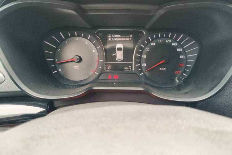 Used GAC Trumpchi GS4 2016 235T Manual Luxury Edition Odometer Close Up