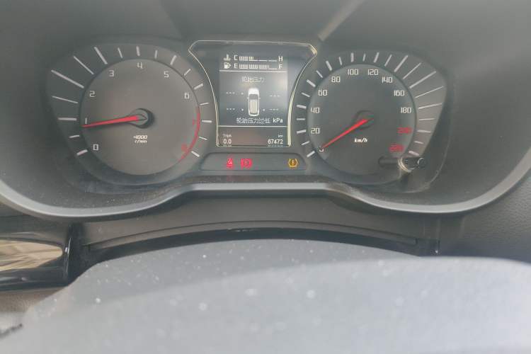 Used GAC Trumpchi GS4 2016 235T Manual Luxury Edition Odometer Close Up
