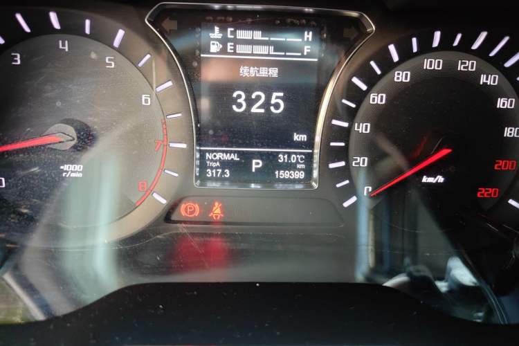 Used GAC Trumpchi GS4 2016 235T G-DCT Luxury Edition Odometer Close Up