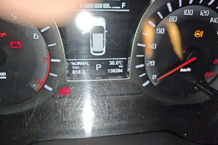 Used GAC Trumpchi GS4 2016 235T G-DCT Luxury Edition Odometer Close Up