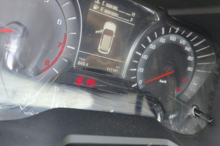 Used GAC Trumpchi GS4 2016 235T Manual Luxury Edition Odometer Close Up