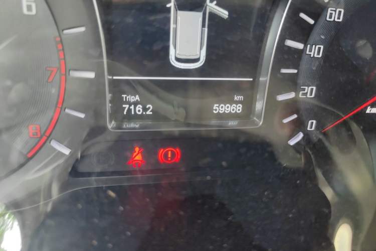 Used GAC Trumpchi GS4 2016 235T Manual Luxury Edition Odometer Close Up
