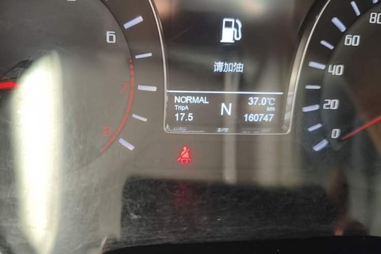 Used GAC Trumpchi GS4 2016 235T G-DCT Luxury Edition Odometer Close Up