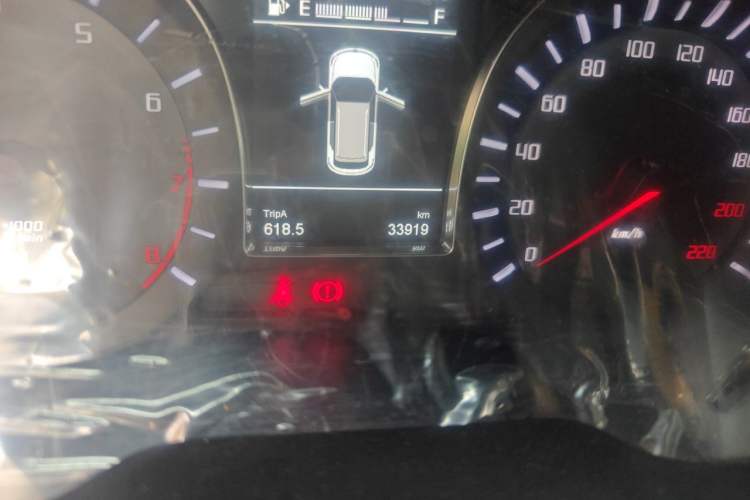 Used GAC Trumpchi GS4 2016 235T Manual Luxury Edition Odometer Close Up