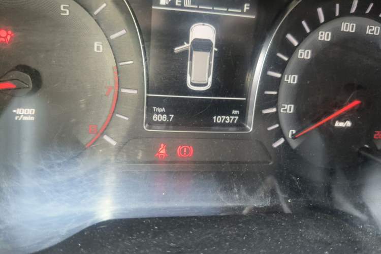 Used GAC Trumpchi GS4 2016 235T Manual Luxury Edition Odometer Close Up