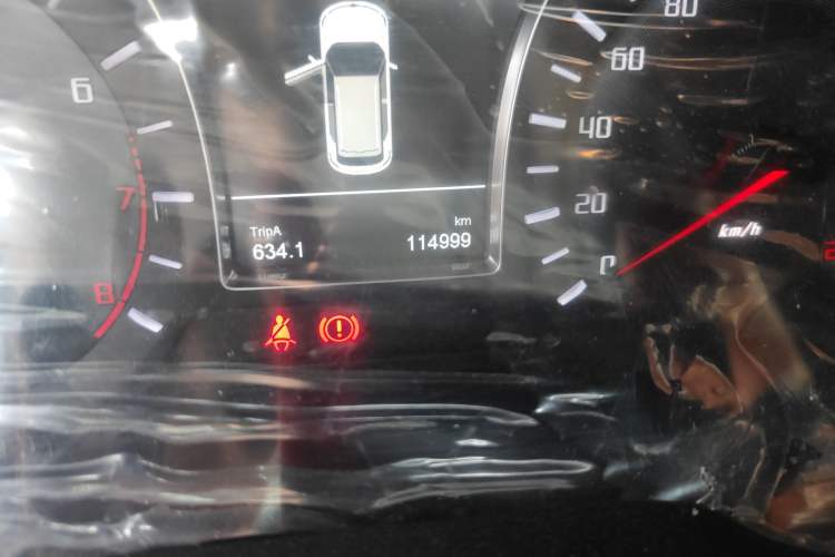 Used GAC Trumpchi GS4 2016 235T Manual Luxury Edition Odometer Close Up