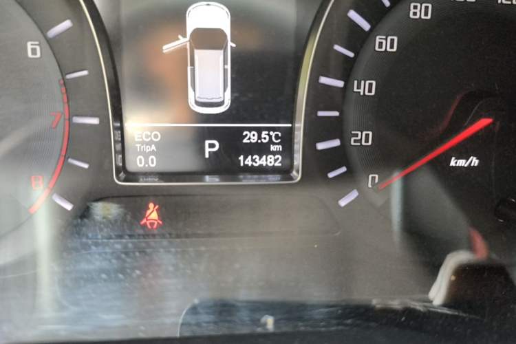 Used GAC Trumpchi GS4 2016 235T G-DCT Luxury Edition Odometer Close Up