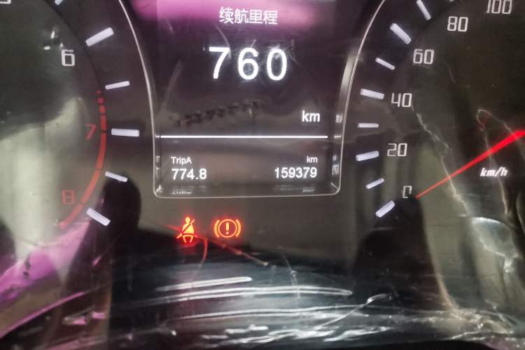 Used GAC Trumpchi GS4 2016 235T Manual Luxury Edition Odometer Close Up