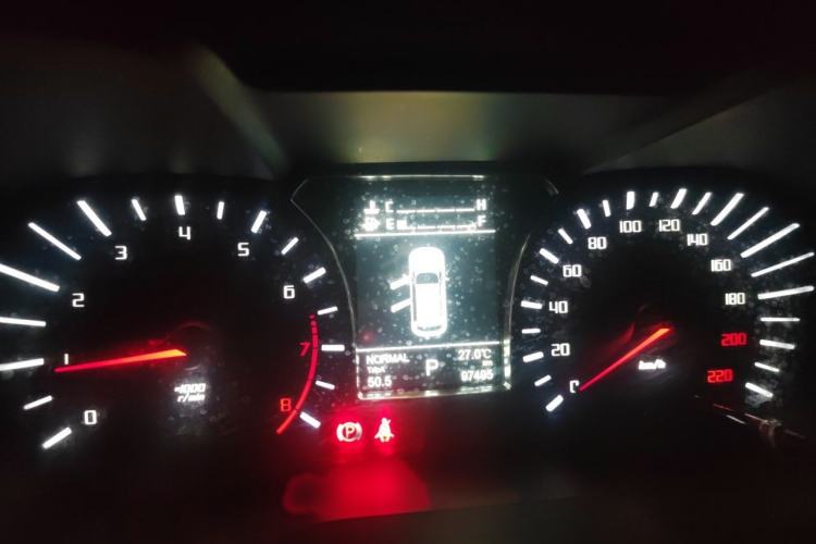 Used GAC Trumpchi GS4 2017 235T Automatic Two-Wheel Drive Luxury Smart Connectivity Version Instrument Cluster