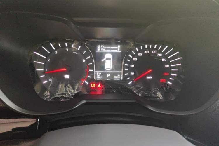 Used GAC Trumpchi GS4 2017 235T Automatic Two-Wheel Drive Elite Edition Odometer Close Up