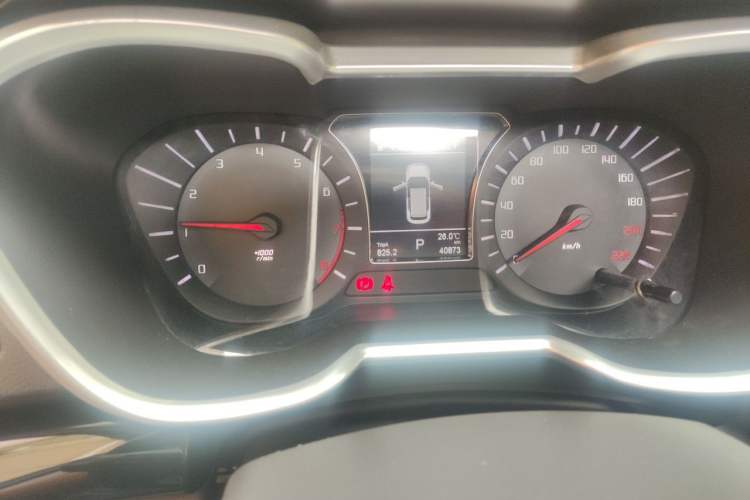Used GAC Trumpchi GS4 2017 235T Automatic Two-Wheel Drive Luxury Smart Connectivity Version Odometer Close Up