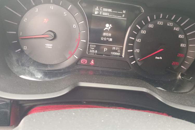 Used GAC Trumpchi GS4 2017 235T Automatic Two-Wheel Drive Luxury Smart Connectivity Version Odometer Close Up