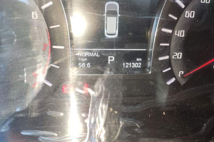 Used GAC Trumpchi GS4 2017 235T Automatic Two-Wheel Drive Elite Edition Odometer Close Up