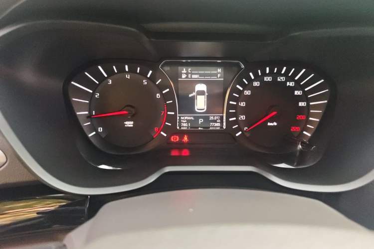 Used GAC Trumpchi GS4 2017 235T Automatic Two-Wheel Drive Luxury Smart Connectivity Version Odometer Close Up