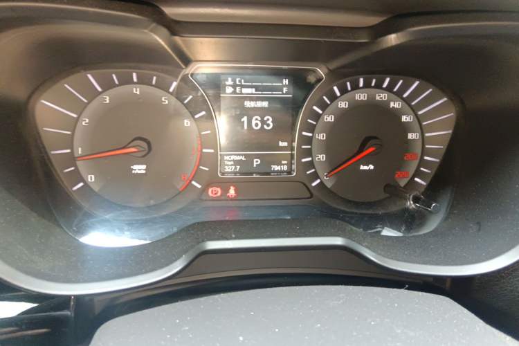 Used GAC Trumpchi GS4 2017 235T Automatic Two-Wheel Drive Elite Edition Odometer Close Up