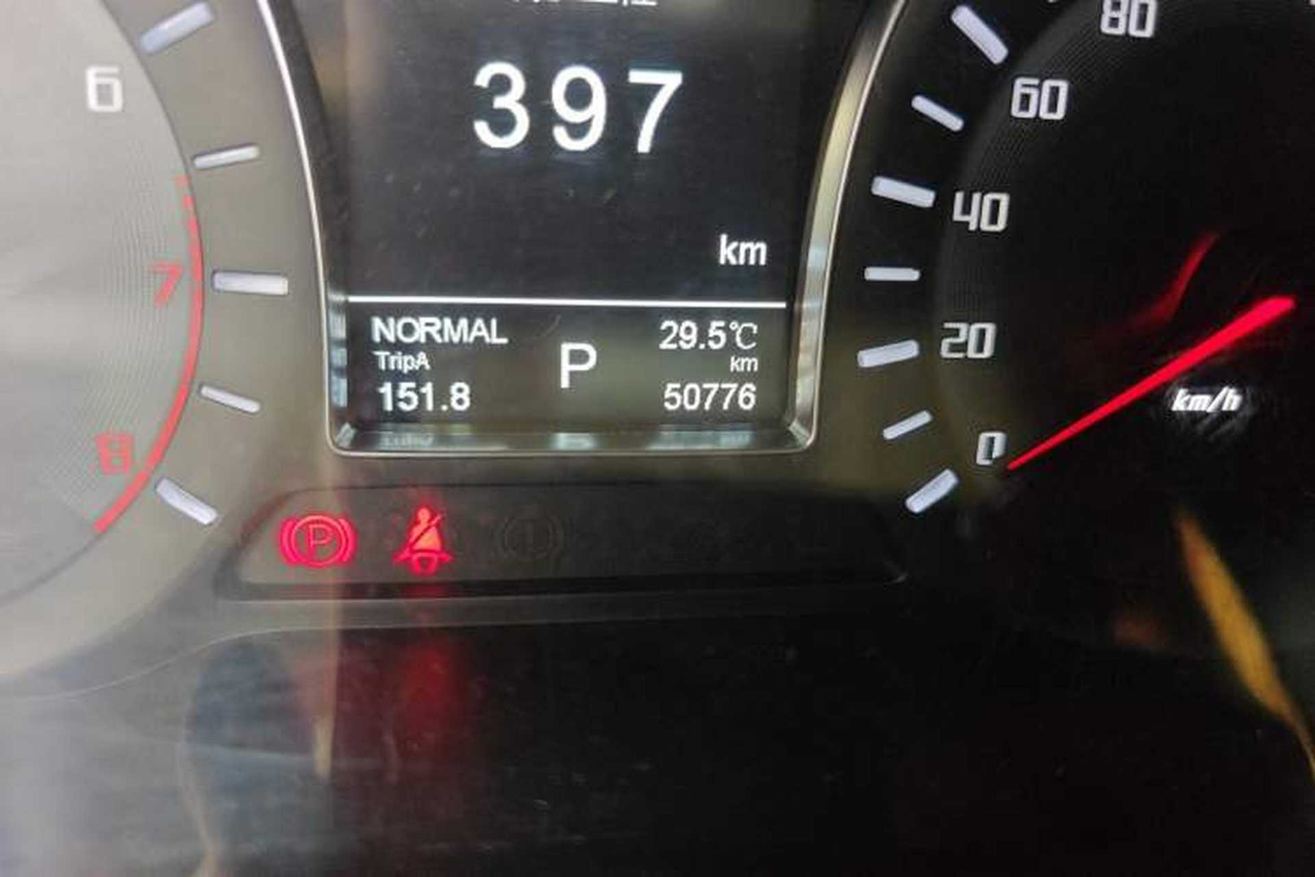 Used GAC Trumpchi GS4 2017 235T Automatic Two-Wheel Drive Luxury Smart Connectivity Version Odometer Close Up