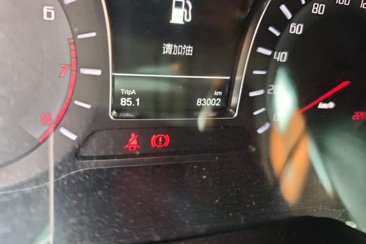 Used GAC Trumpchi GS4 2017 200T Manual Two-Wheel Drive Elite Edition Odometer Close Up