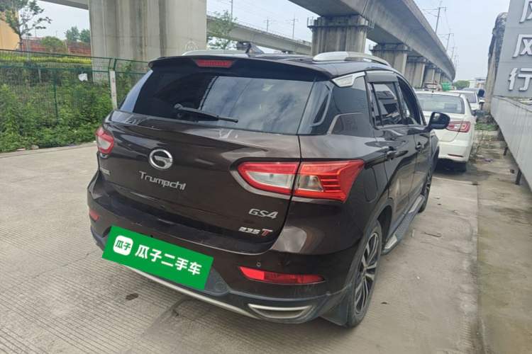 Used GAC Trumpchi GS4 2017 235T Automatic Two-Wheel Drive Luxury Smart Connectivity Version Rear Right 45 Deg