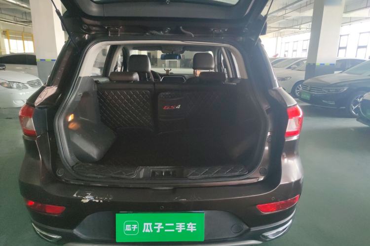 Used GAC Trumpchi GS4 2017 235T G-DCT Two-Wheel Drive Elite Edition Trunk