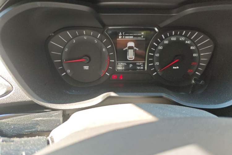Used GAC Trumpchi GS4 2017 235T Automatic Two-Wheel Drive Luxury Smart Connectivity Version Odometer Close Up