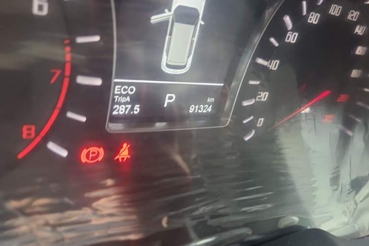 Used GAC Trumpchi GS4 2017 235T Automatic Two-Wheel Drive Elite Edition Odometer Close Up