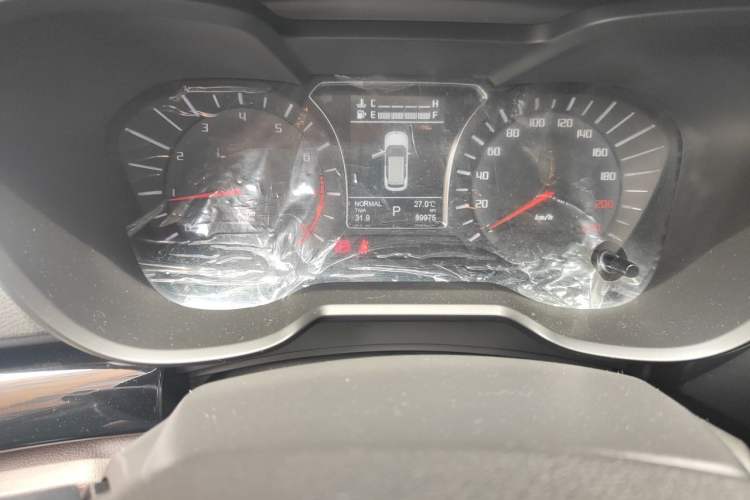 Used GAC Trumpchi GS4 2017 235T Automatic Two-Wheel Drive Elite Edition Odometer Close Up