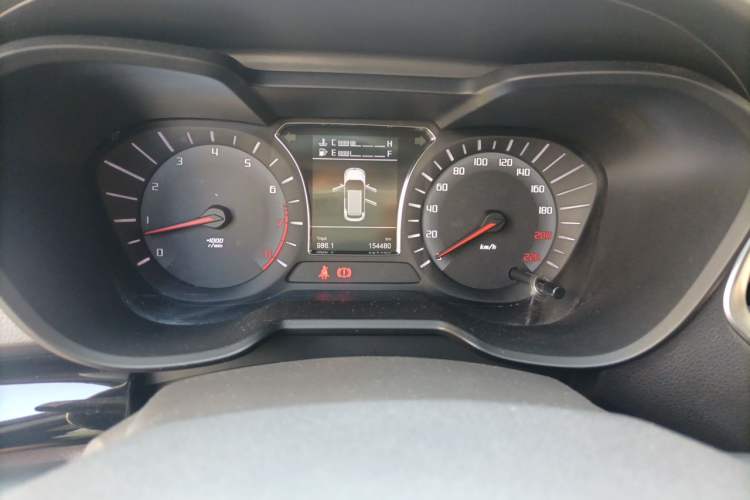 Used GAC Trumpchi GS4 2017 235T Manual Two-Wheel Drive Luxury Edition Odometer Close Up