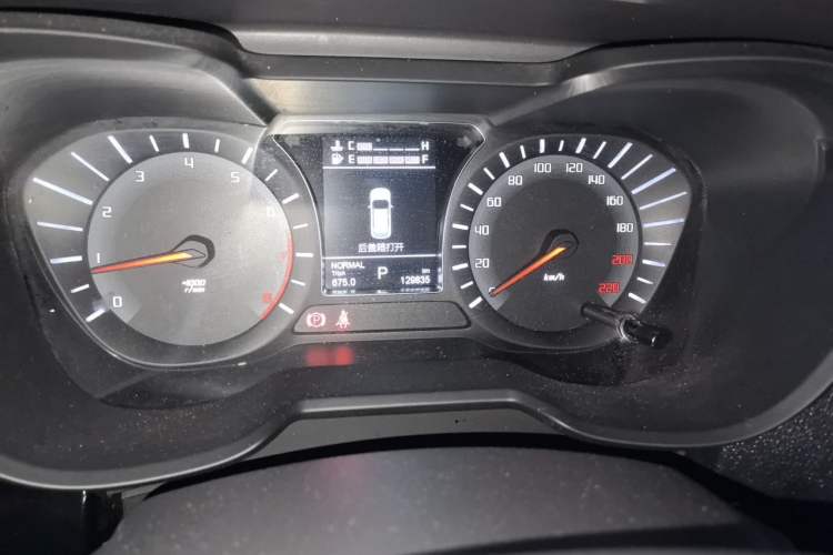Used GAC Trumpchi GS4 2017 235T Automatic Two-Wheel Drive Elite Edition Odometer Close Up