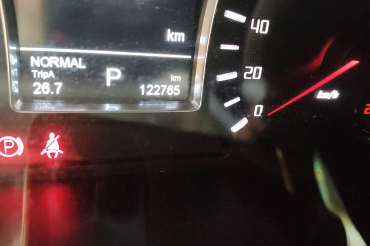 Used GAC Trumpchi GS4 2017 235T Automatic Two-Wheel Drive Elite Edition Odometer Close Up