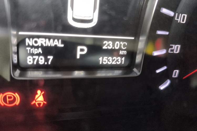 Used GAC Trumpchi GS4 2017 235T Automatic Two-Wheel Drive Luxury Smart Connectivity Version Odometer Close Up