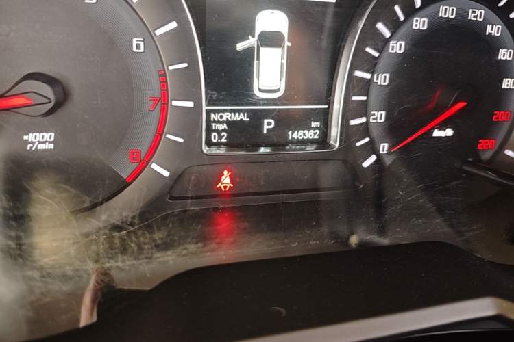 Used GAC Trumpchi GS4 2017 235T Automatic Two-Wheel Drive Elite Edition Odometer Close Up