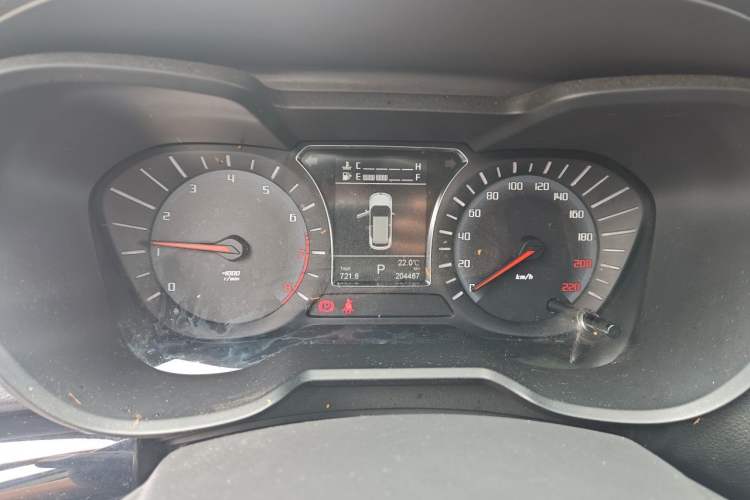 Used GAC Trumpchi GS4 2017 235T Automatic Two-Wheel Drive Luxury Smart Connectivity Version Instrument Cluster