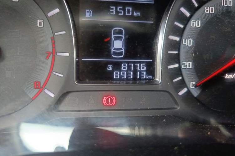 Used GAC Trumpchi GS4 2017 235T Manual Two-Wheel Drive Comfort Edition Odometer Close Up