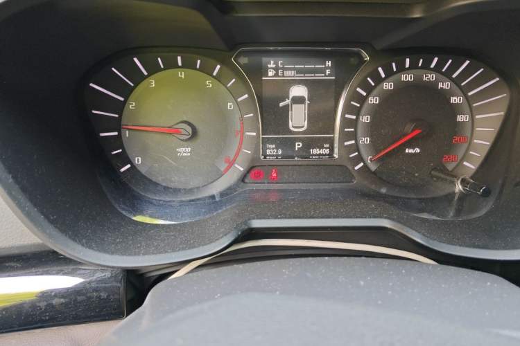 Used GAC Trumpchi GS4 2017 235T Automatic Two-Wheel Drive Elite Edition Odometer Close Up