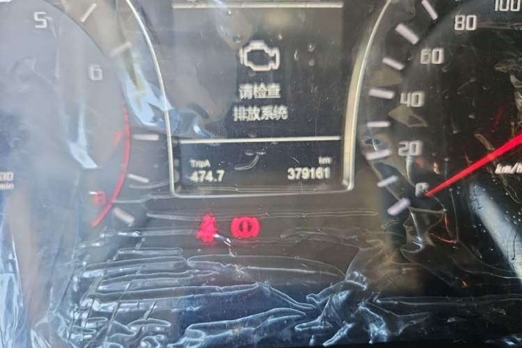 Used GAC Trumpchi GS4 2017 200T Manual Two-Wheel Drive Elite Edition Odometer Close Up