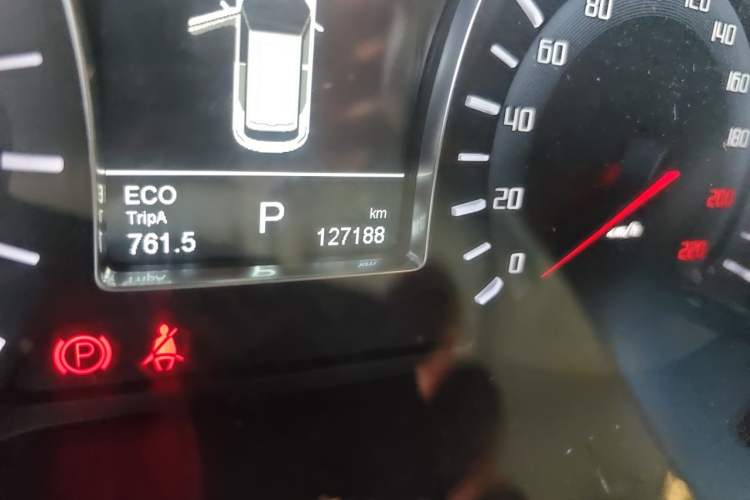 Used GAC Trumpchi GS4 2017 235T G-DCT Two-Wheel Drive Elite Edition Odometer Close Up