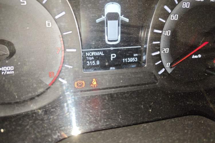 Used GAC Trumpchi GS4 2017 235T Automatic Two-Wheel Drive Elite Edition Odometer Close Up