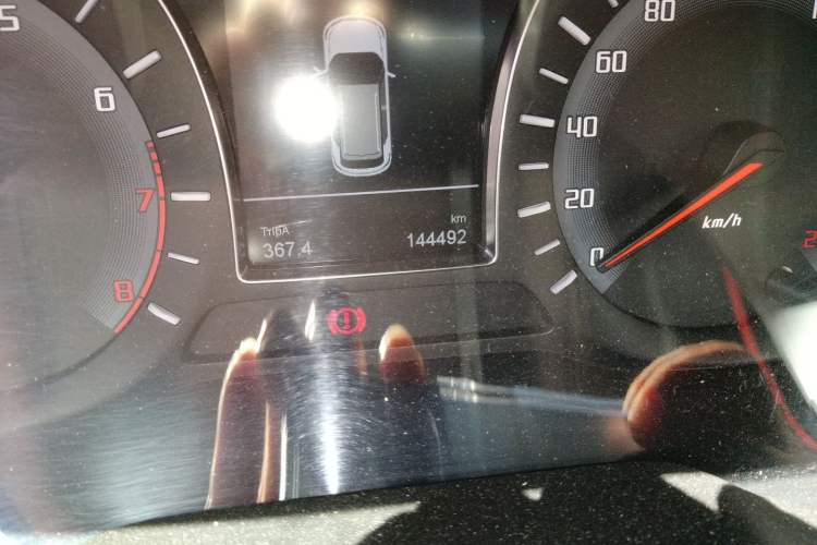 Used GAC Trumpchi GS4 2017 200T Manual Two-Wheel Drive Elite Edition Odometer Close Up