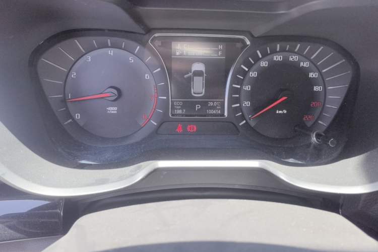 Used GAC Trumpchi GS4 2017 200T G-DCT Two-Wheel Drive Elite Edition Odometer Close Up